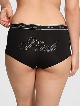 Logo Cotton Boyshort Panty
