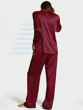 Signature Satin Long Pajama Set