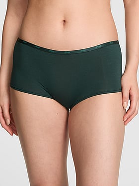 Logo Cotton Boyshort Panty