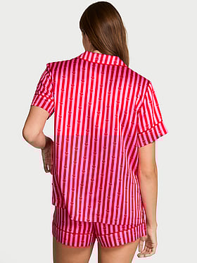 Signature Satin Short Pajama Set