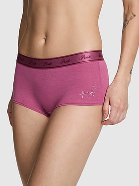 Logo Cotton Boyshort Panty