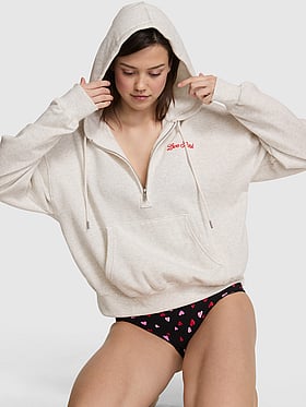 Campus Fleece Half-Zip Hoodie