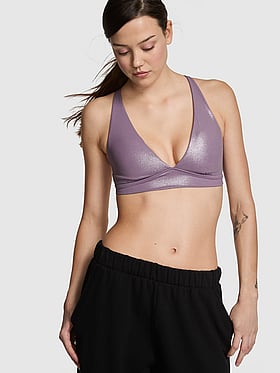 Relay Criss-Cross Plunge Sports Bra