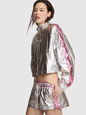Metallic Cropped Jacket