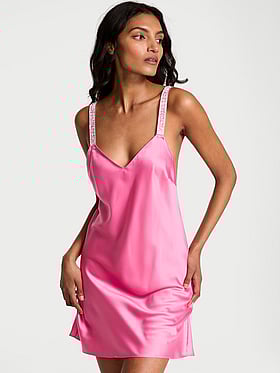 Shine Strap Satin Slip
