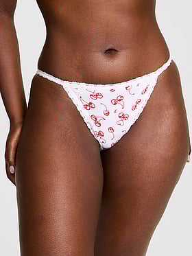 Wink Lace-Trim String Bikini Panty