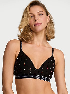 Lightly Lined Wireless Cotton Bra