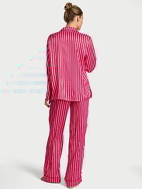 Signature Satin Long Pajama Set