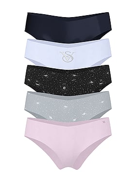 5-Pack No-Show Cheeky Panties