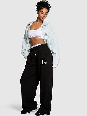 Campus Fleece™ Wide-Leg Split-Hem Sweatpants