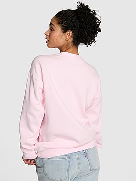 Campus Fleece Oversized Crew Sweatshirt