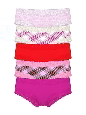 5-Pack Wink Lace Mixed Cheeky Panties