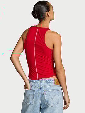 VS Iconic Rib Racerback Tank Top