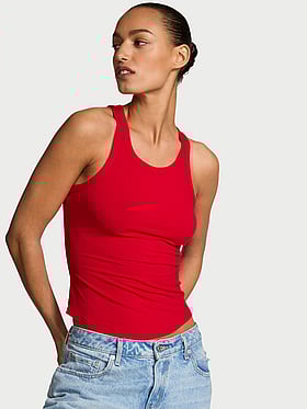 VS Iconic Rib Racerback Tank Top