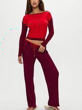 Lochlin Ribbed Knit Pant