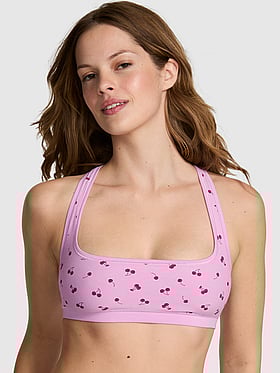 Cotton Dorm Unlined Racerback Bralette