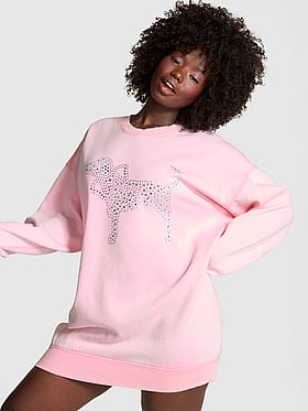 PINK x LoveShackFancy Crewneck Dress