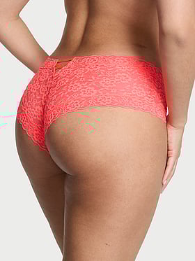 Lace Strappy-Back Cheeky Panty