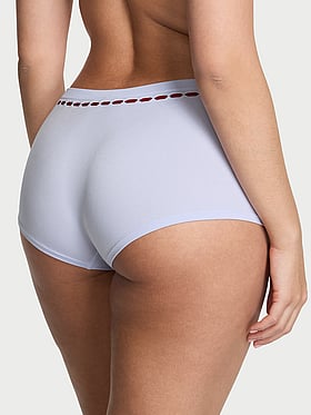 Seamless Ribbon Slot Boyshort Panty