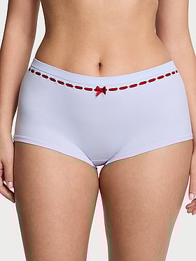 Seamless Ribbon Slot Boyshort Panty