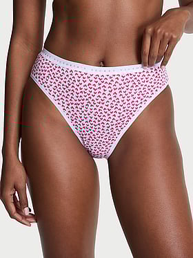 Stretch Cotton High-Leg Brief Panty
