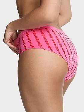 Seamless Heart Stripe Hiphugger Panty