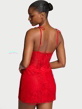 Lace Corset Slip Dress