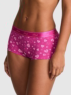 Logo Cotton Boyshort Panty