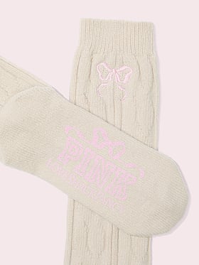PINK x LoveShackFancy Knee-High Socks