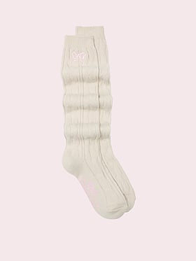 PINK x LoveShackFancy Knee-High Socks