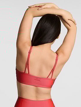 Iridescent Square-Neck Sports Bra