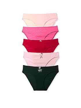 5-Pack Stretch Cotton Bikini Panties