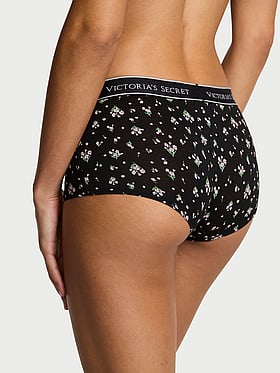 Logo Cotton Boyshort Panty
