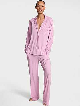 Modal Soft Long Pajama Set