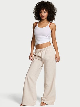 Effortless Fleece Wide-Leg Sweatpant
