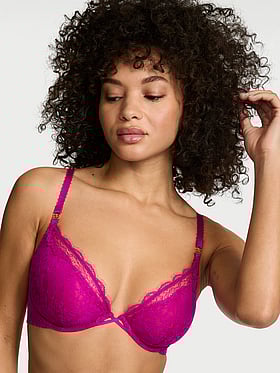 Tease Unlined Lace Demi Bra