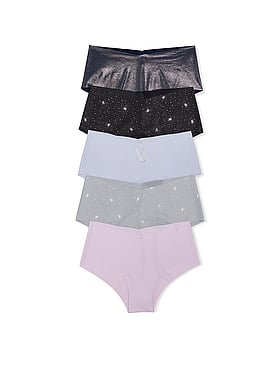 5-Pack No-Show Cheeky Panties