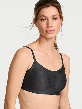 VSX LUXShine Logo Stretch-Comfort Sports Bra