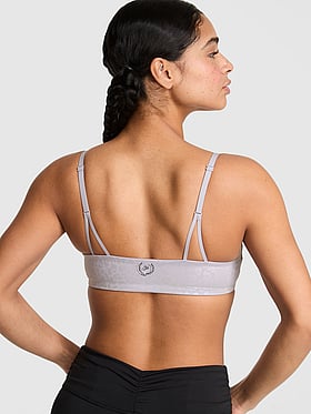 PINK Relay™ Square-Neck Sports Bra
