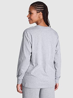 Campus Cotton Long-Sleeve Tee