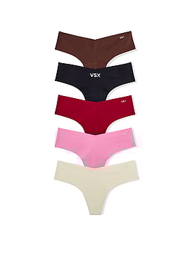 5-Pack VSX No-Show Thong Panties