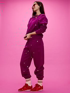 Ivy Fleece Oversized Crew Sweatshirt