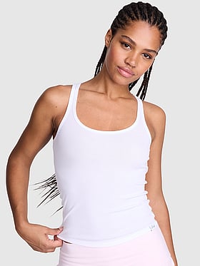 Relaxed Rib Boyfriend Tank Top