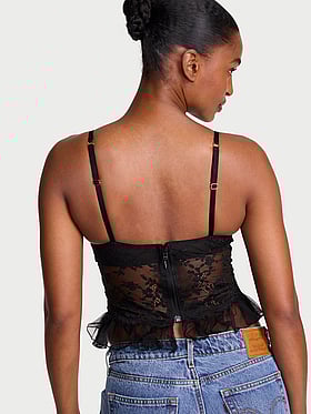 Dare to Dream Lace Ruffle Bra Top