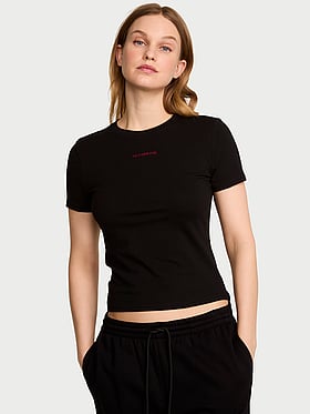 Stretch Cotton Fitted Tee
