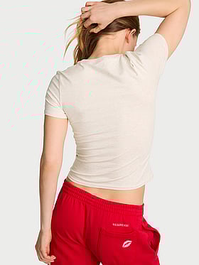 Stretch Cotton Fitted Tee