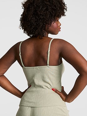 Pointelle Sweetheart Cami