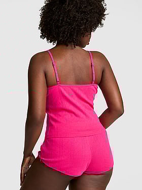 Pointelle Sweetheart Cami