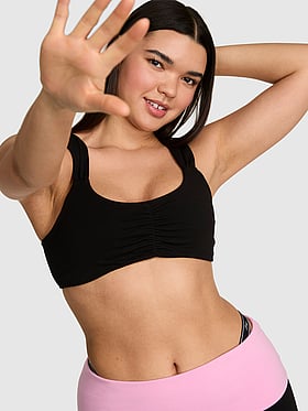 All-Day Cotton™ Ruched Bra