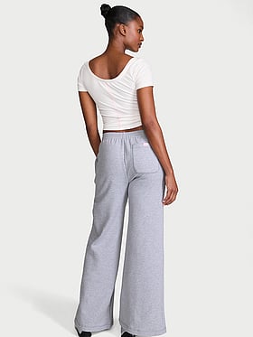 Effortless Fleece Wide-Leg Sweatpant